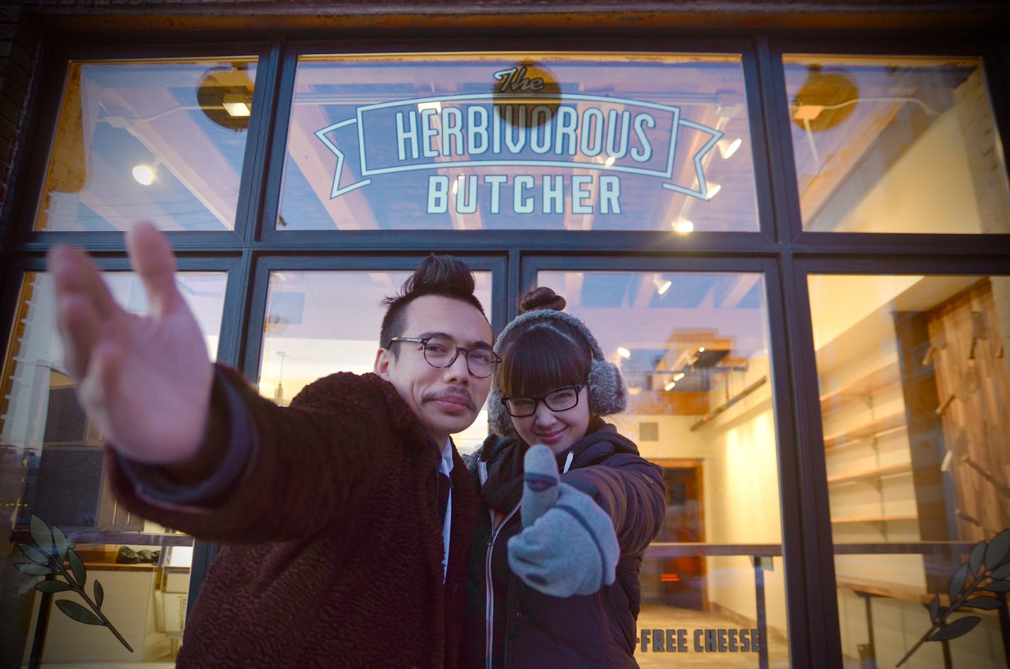 Kale, left, and Aubry Walch are the siblings behind the Herbivorous Butcher in northeast Minneapolis.