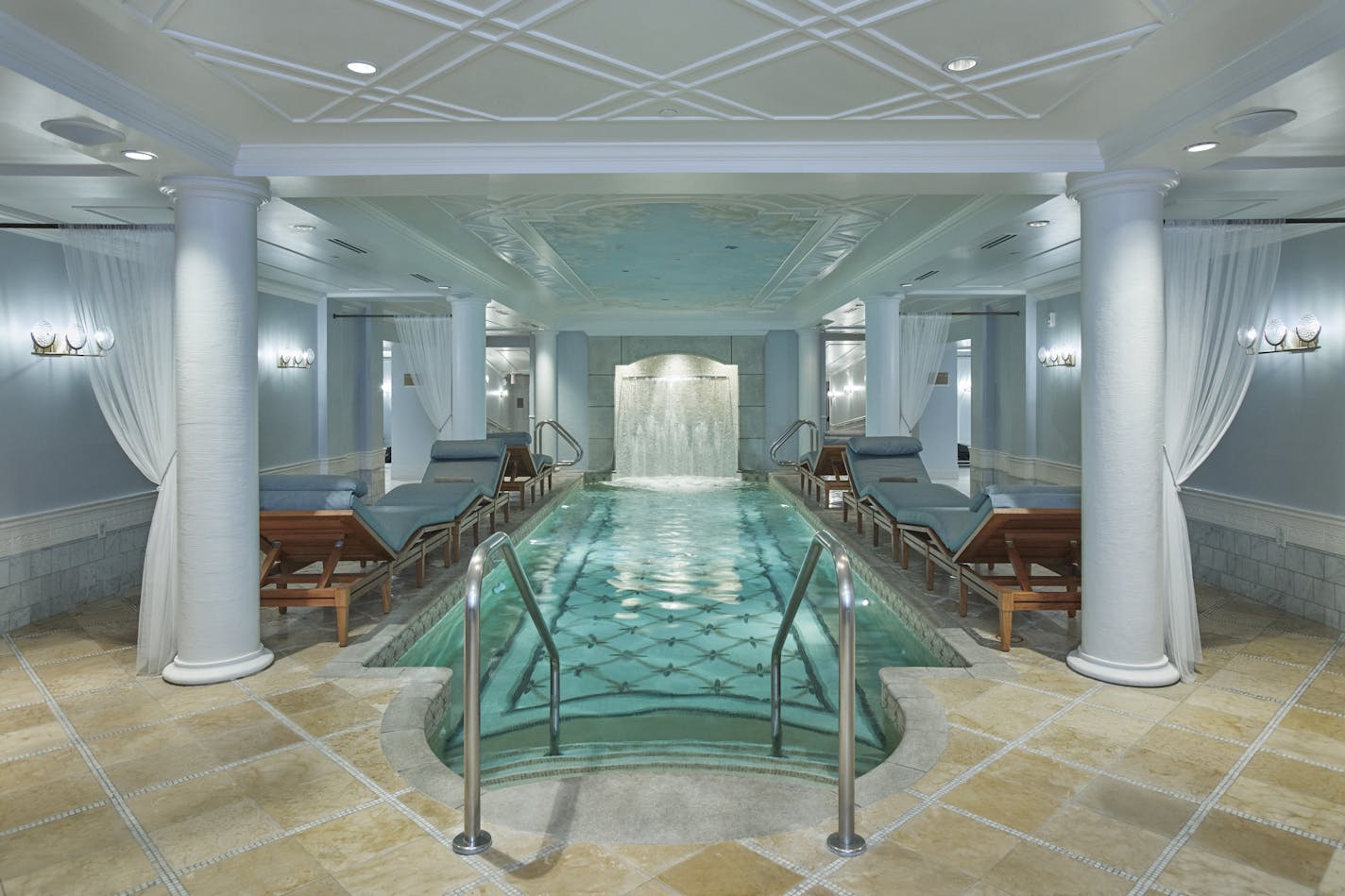 The Waterfall spa area at Kohler Spa &amp; Retreat in Kohler, Wis. Provided