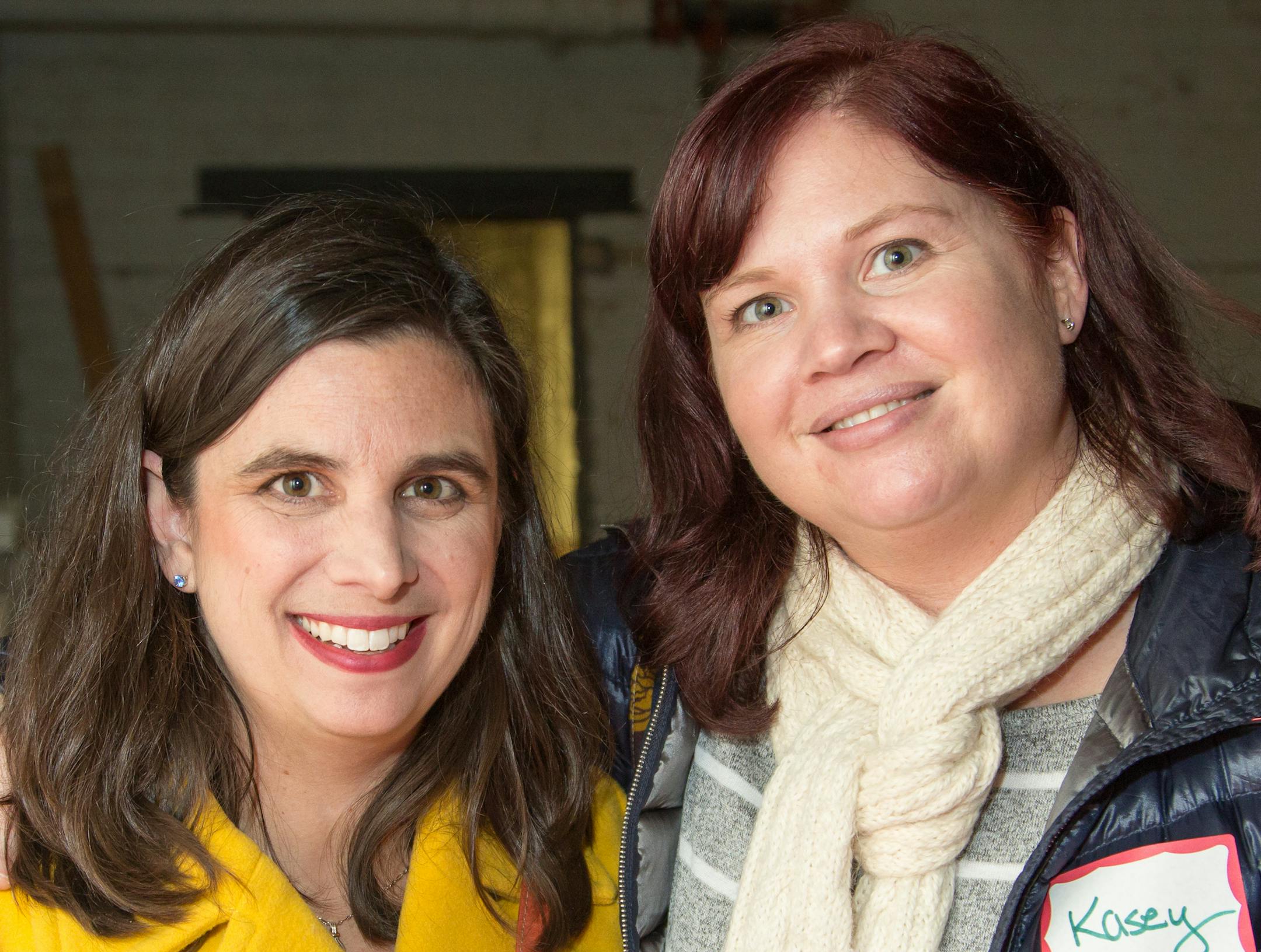 Marianne Balousek and Kasey Badzinski.