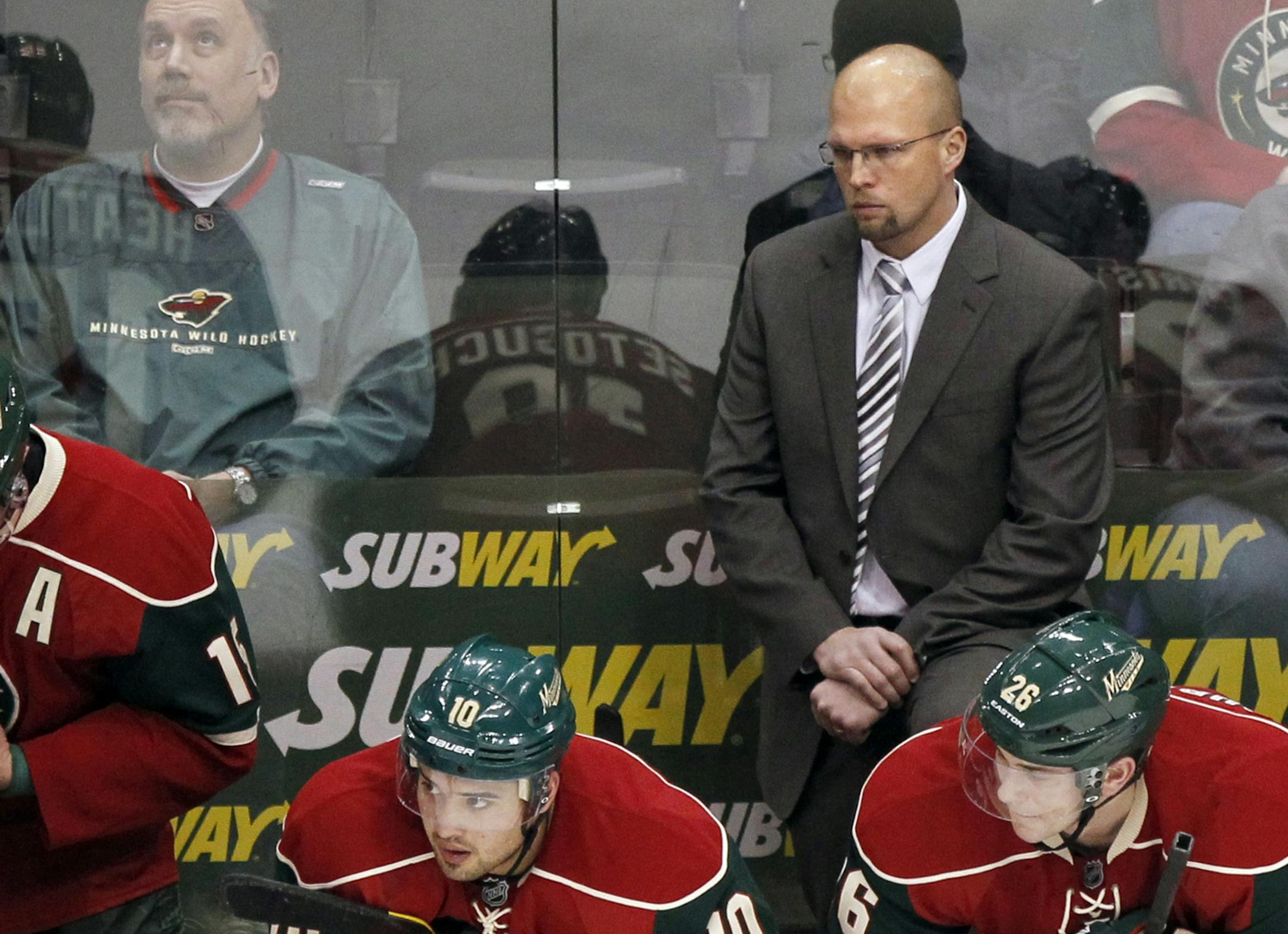 Minnesota Wild head coach Mike Yeo.