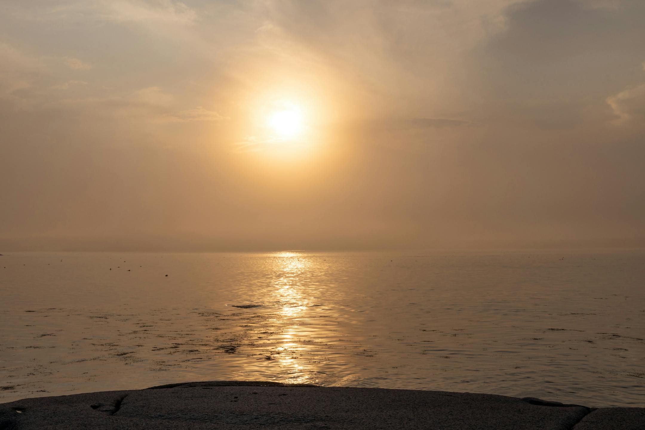 FILE ' The waters off Addison, Maine, at sunset on July 12, 2023. A new model suggests that in 250 million years, all land will collide into a supercontinent that boosts warming and pushes mammals to extinction. (Greta Rybus/The New York Times)