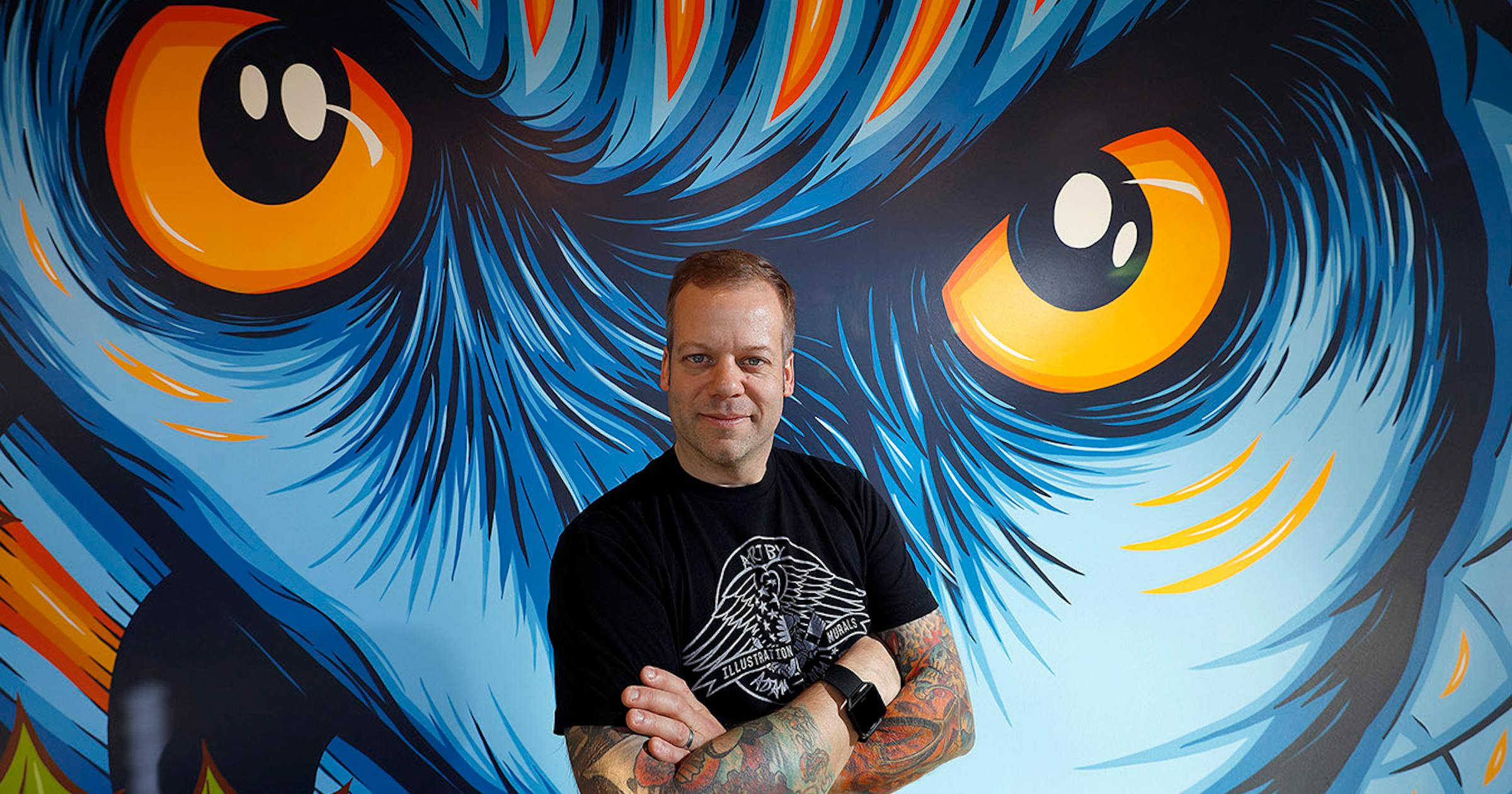 You've seen his art all over Minnesota; now meet the real Adam Turman