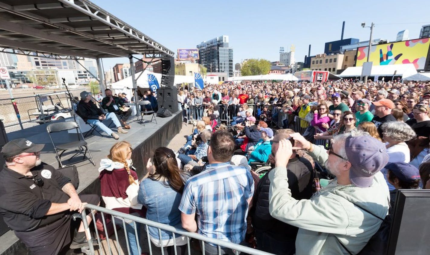 The inaugural Wordplay festival in 2019 drew 10,000 people to see writers such as Stephen King. This year's festival is all virtual.