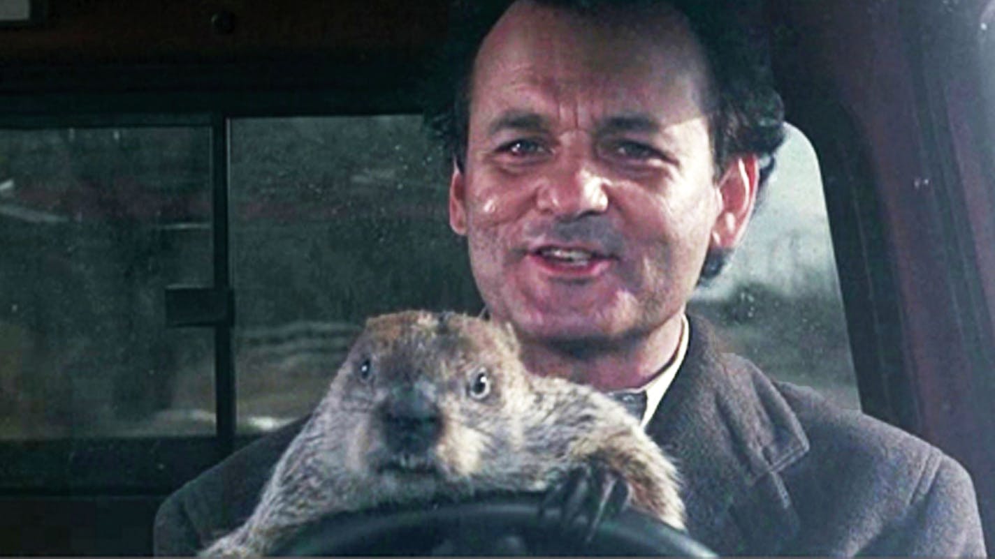 Bill Murray in "Groundhog Day"