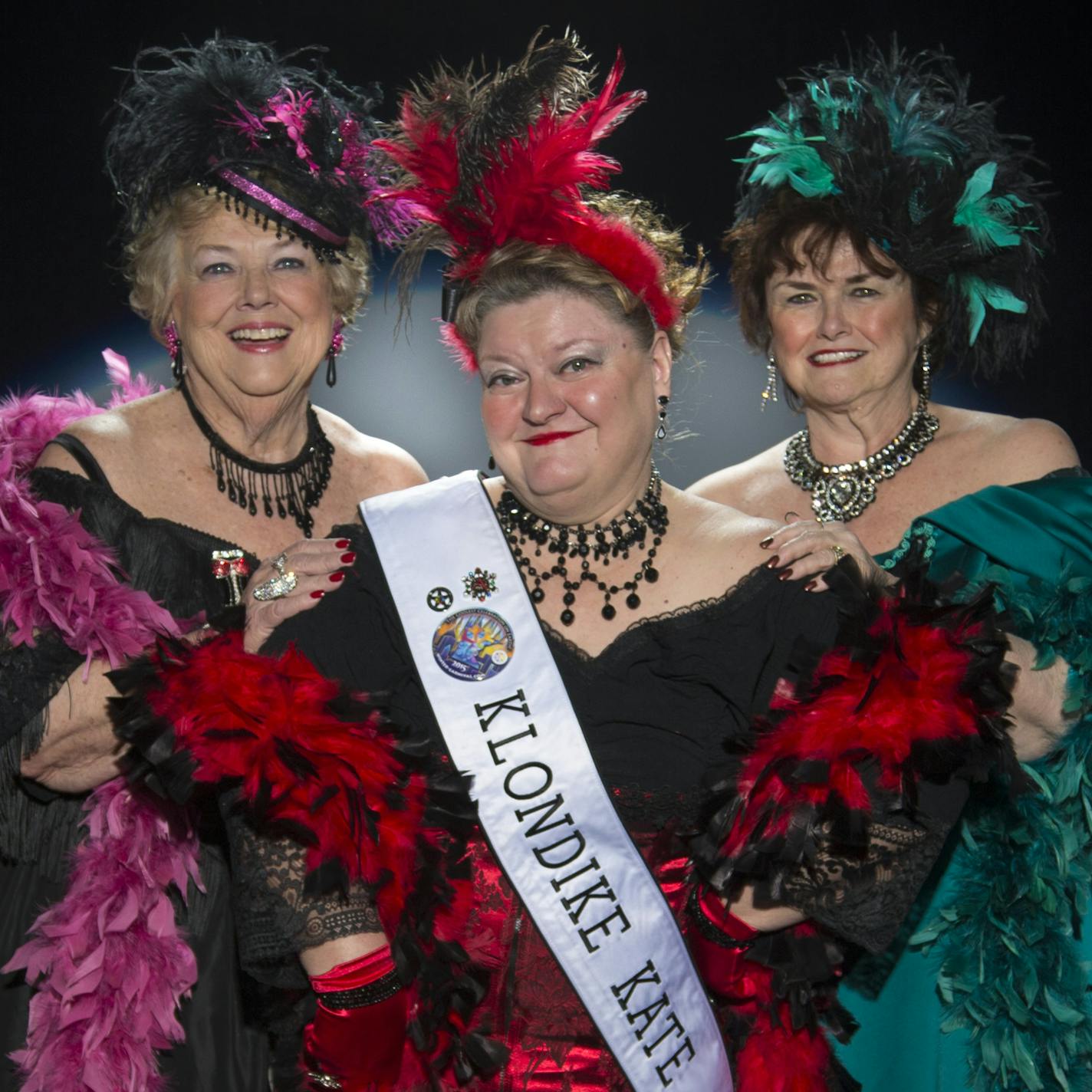 Klondike Kates from the left; 1992 Liz Manbeck, 2015 Shelley Brown, 1993 Lois Laurie photographed in the studio on Monday, January 19, 2015, in Minneapolis, Minn. ] RENEE JONES SCHNEIDER &#x2022; renee.jones@yahoo.com