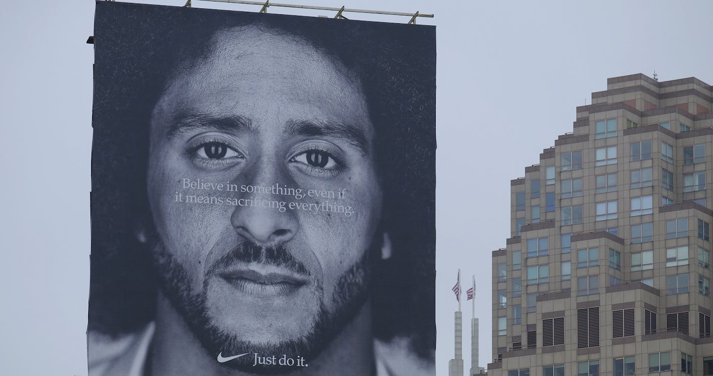 Colin kaepernick hotsell nike billboard