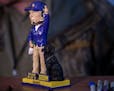 The Bud Grant bobblehead: The makers took some liberties.