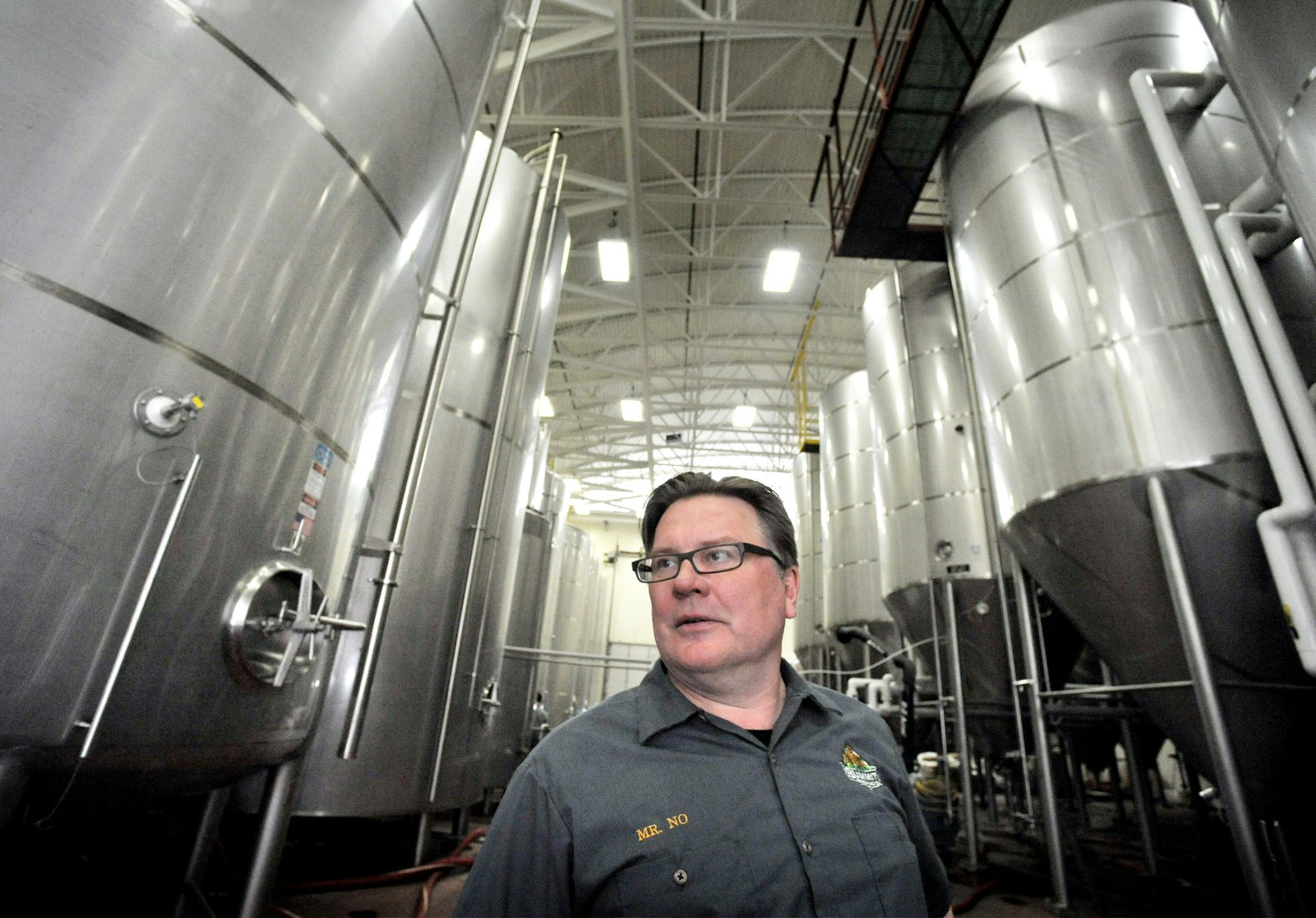 GLEN STUBBE • gstubbe@startribune.com -- wednesday, April 14, 2010 -- St. Paul, Minn. -- ] Mark Stutrud, president and founder of Summit Brewing Co. of St. Paul is adding tanks and capacity. ORG XMIT: MIN2012110517342101 ORG XMIT: MIN1305011504403017