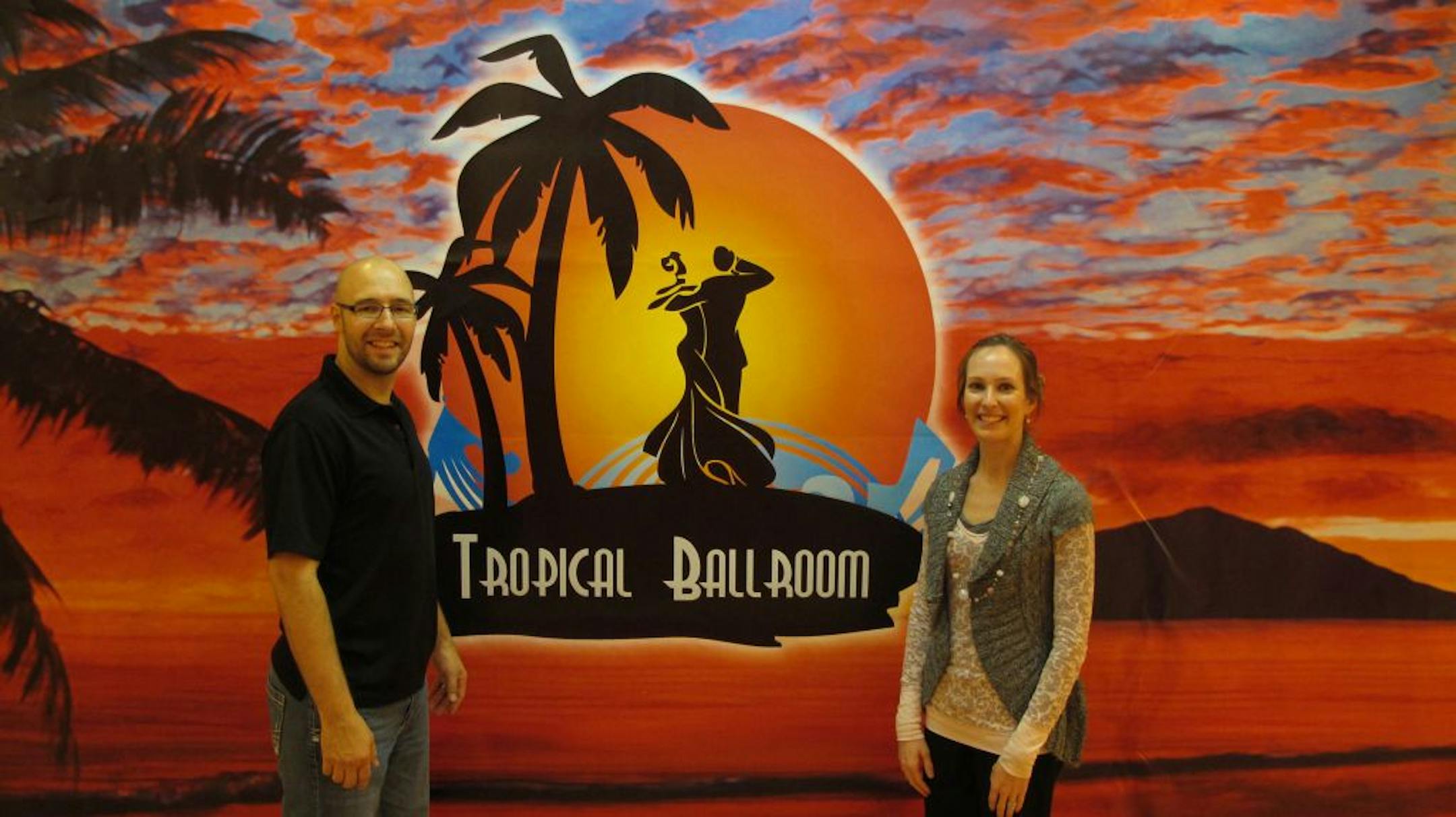 Tropical Ballroom owners James and Tricia Wood.