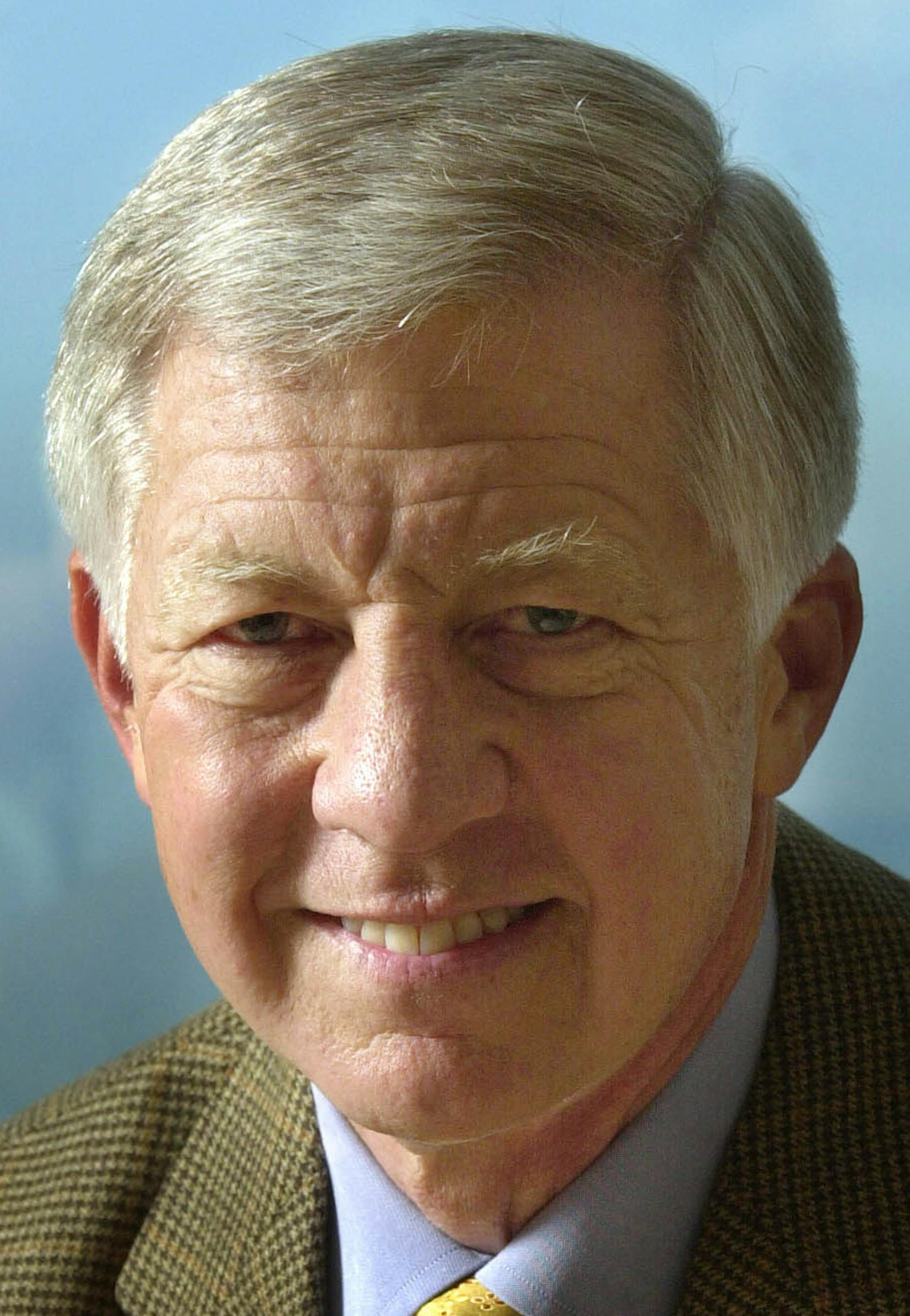 Former CEO of Medtronic, Bill George, just wrote a book that's gotten good reviews. He writes about the recent corporate chicanery and outlines ways business and executives need to change. The book is called Authentic Leadership. He is photographed here in his office on the 49th floor of the IDS building. ORG XMIT: MIN2013022811260326