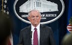 Attorney General Jeff Sessions spoke at a news conference at the Department of Justice in Washington where he announced his recusal from overseeing an
