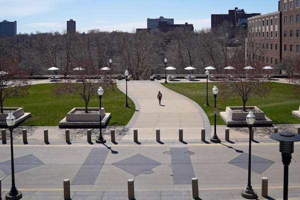 The University of Minnesota’s Twin Cities campus, pictured in 2020. A complaint filed this weekend asks the U.S. Department of Education to investig