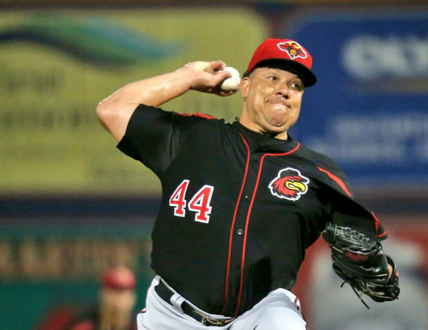 Pitcher Bartolo Colon made his first start with the Rochester Red Wings on Thursday against the Lehigh Valley IronPigs in Allentown, Pa.