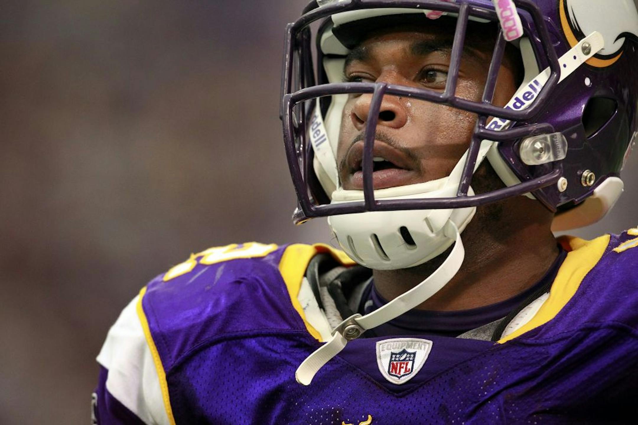 Vikings receiver Percy Harvin (12).