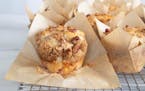 When rhubarb season finally arrives, make these muffins. From Sarah Kieffer’s “100 Morning Treats” (Chronicle, 2023).