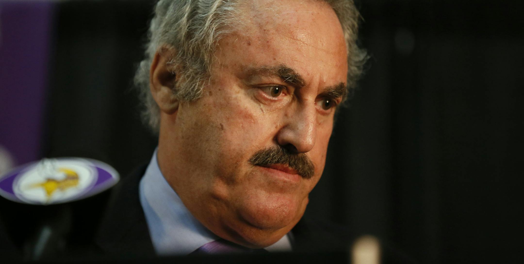 Minnesota Vikings owen Zygi Wilf spoke at an 11am new conference to say "We made a mistake and we need to get it right" about Adrian Peterson Wednesday September 16 , 2014 in Eden Prairie ,MN. ] Jerry Holt Jerry.holt@startribune.com