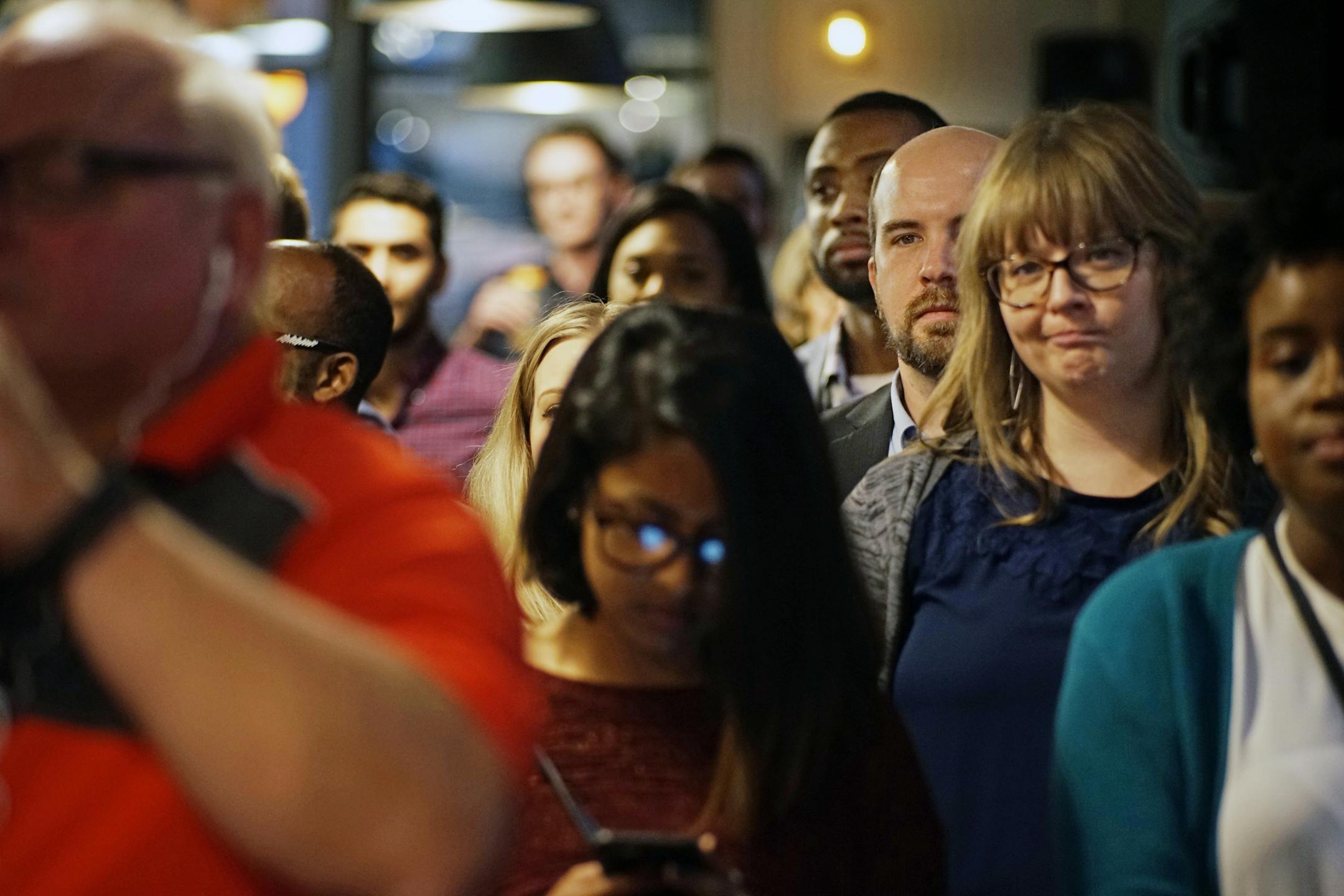 Millennials were the target audience at this fundraiser.]Anne Holton, wife of Democratic vice presidential candidate nominee Senator Tim Kaine and former Virginia Secretary of Education, is campaigning at Big River Pizza in St. Paul for Hillary Clinton.Richard Tsong-Taatarii/rtsong-taatarii@startribune.com