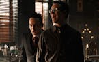 GOTHAM: L-R: Robin Lord Taylor and Cory Michael Smith in the "Nothing's Shocking" episode of GOTHAM airing Thursday, Feb. 28 (8:00-9:00 PM ET/PT) on F