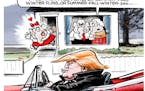 Sack cartoon: Donald Trump's staying power