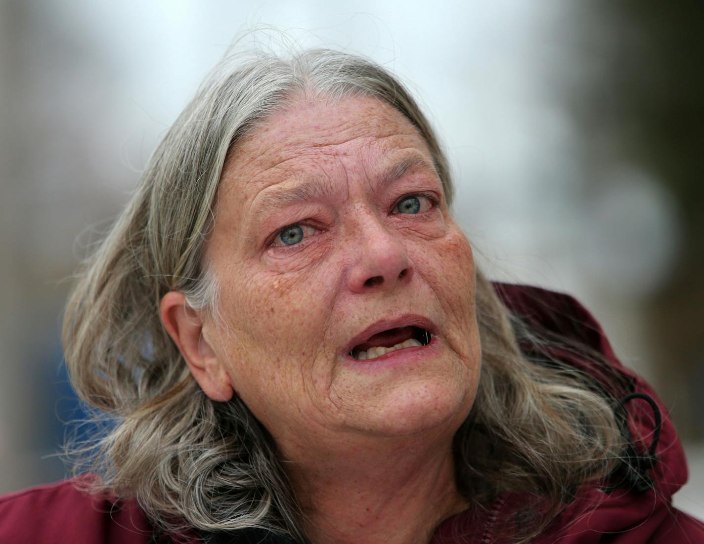 North Minneapolis resident Sandy Alt, who lives a few hundred yards from the 4th precinct, says she believes all lives matter but that the Black Lives Matter protesters have stayed beyond their welcome and are now hurting the neighborhood and those who live there. Alt says she has missed a week of work because of the BLM encampment near her residence.](DAVID JOLES/STARTRIBUNE)djoles@startribune.com Who are the faces of Black Lives Matter?**Sandy Alt,cq