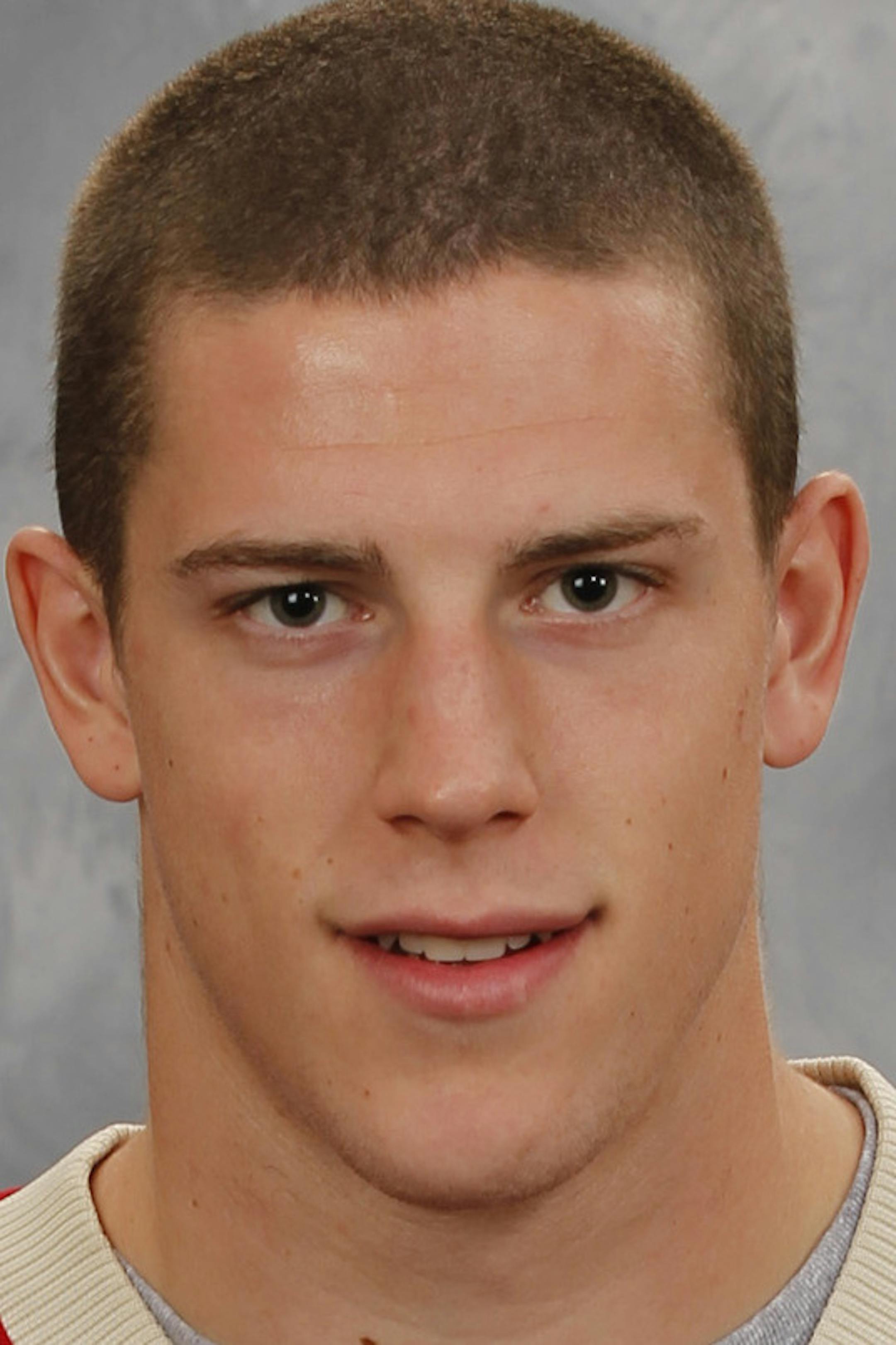 ST. PAUL, MN &#x201a;&#xc4;&#xec; SEPTEMBER 11: Charlie Coyle of the Minnesota Wild poses for his official headshot for the 2013-2014 season on September 11, 2013 at the Xcel Energy Center in Saint Paul, Minnesota. (Photo by Andy King/NHLI via Getty Images) *** Local Caption *** Charlie Coyle ORG XMIT: 177614294