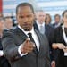 Actor Jamie Foxx arrives for the screening of his film "White House Down" at the 39th American Film Festival in Deauville, Normandy, western France, S