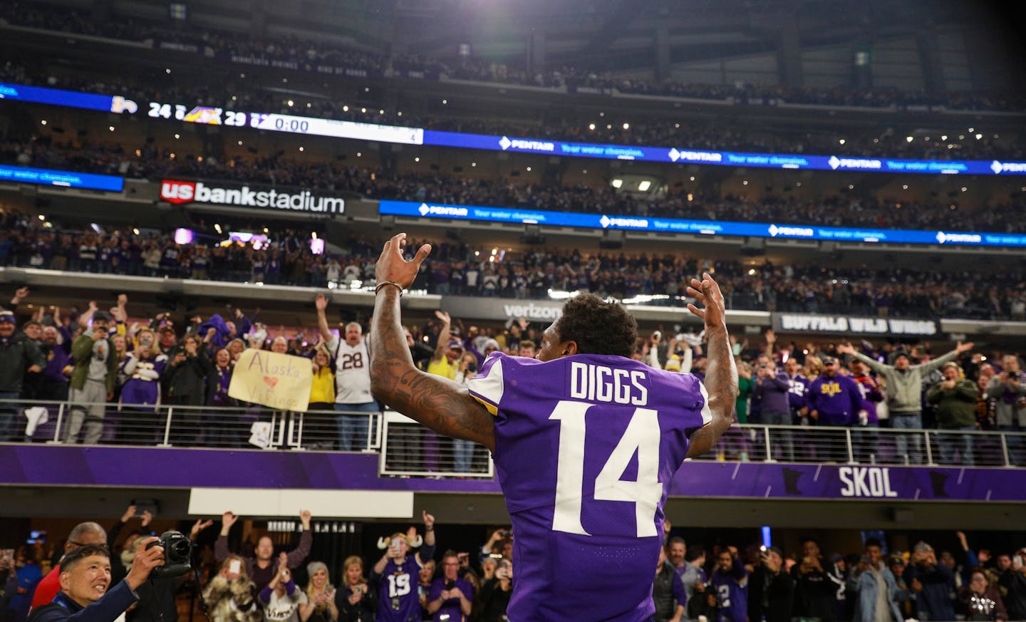 General Manager Rick Spielman said the Vikings never intended to trade wide receiver Stephon Diggs, until the Buffalo Bills made them an offer they couldn't refuse.