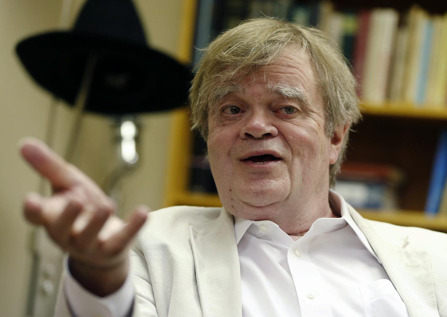 MPR has settled with Garrison Keillor over access to "Prairie Home Companion" and other issues. (AP Photo/Jim Mone, File)