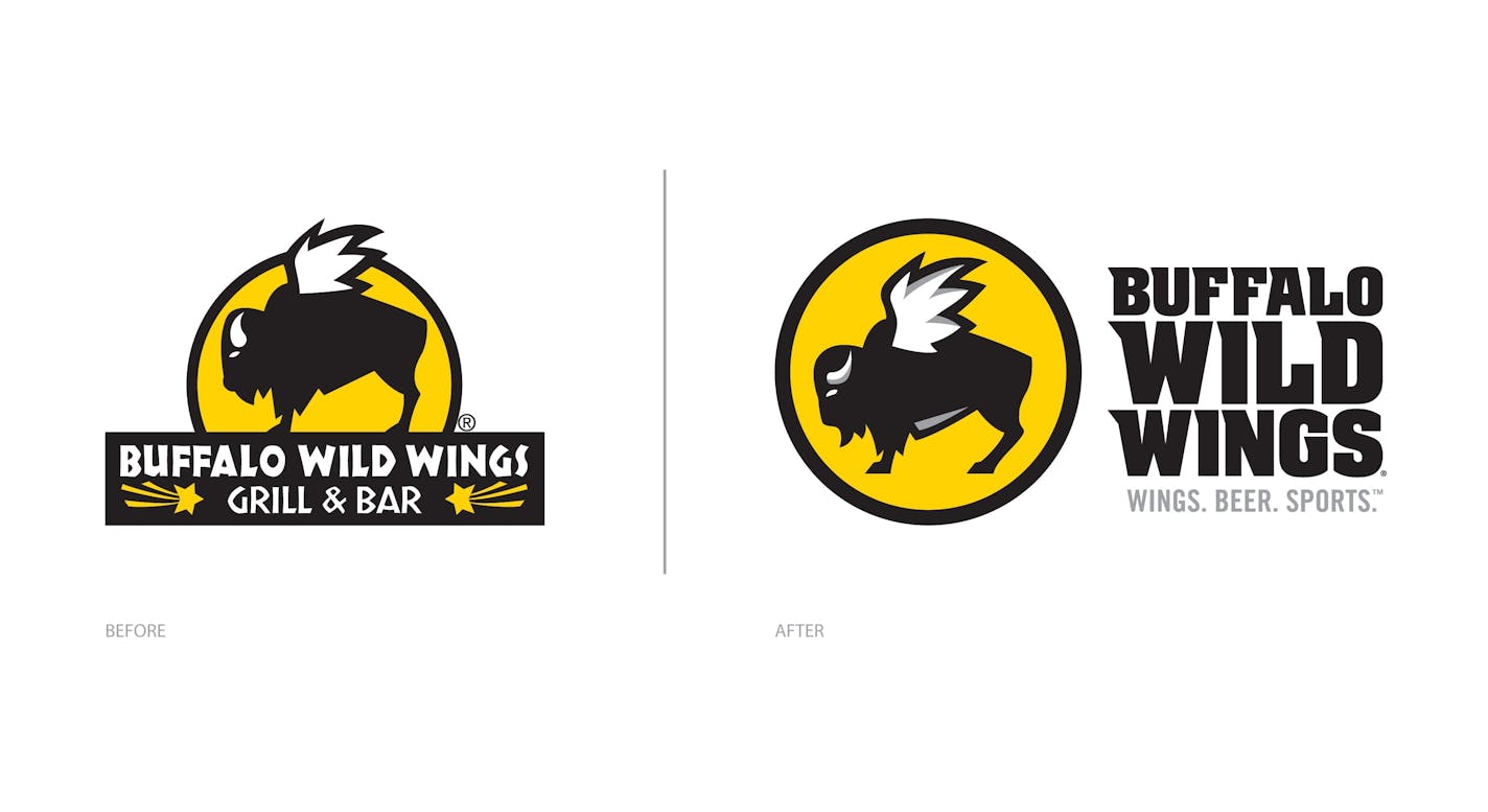 Buffalo Wild Wings' new logo