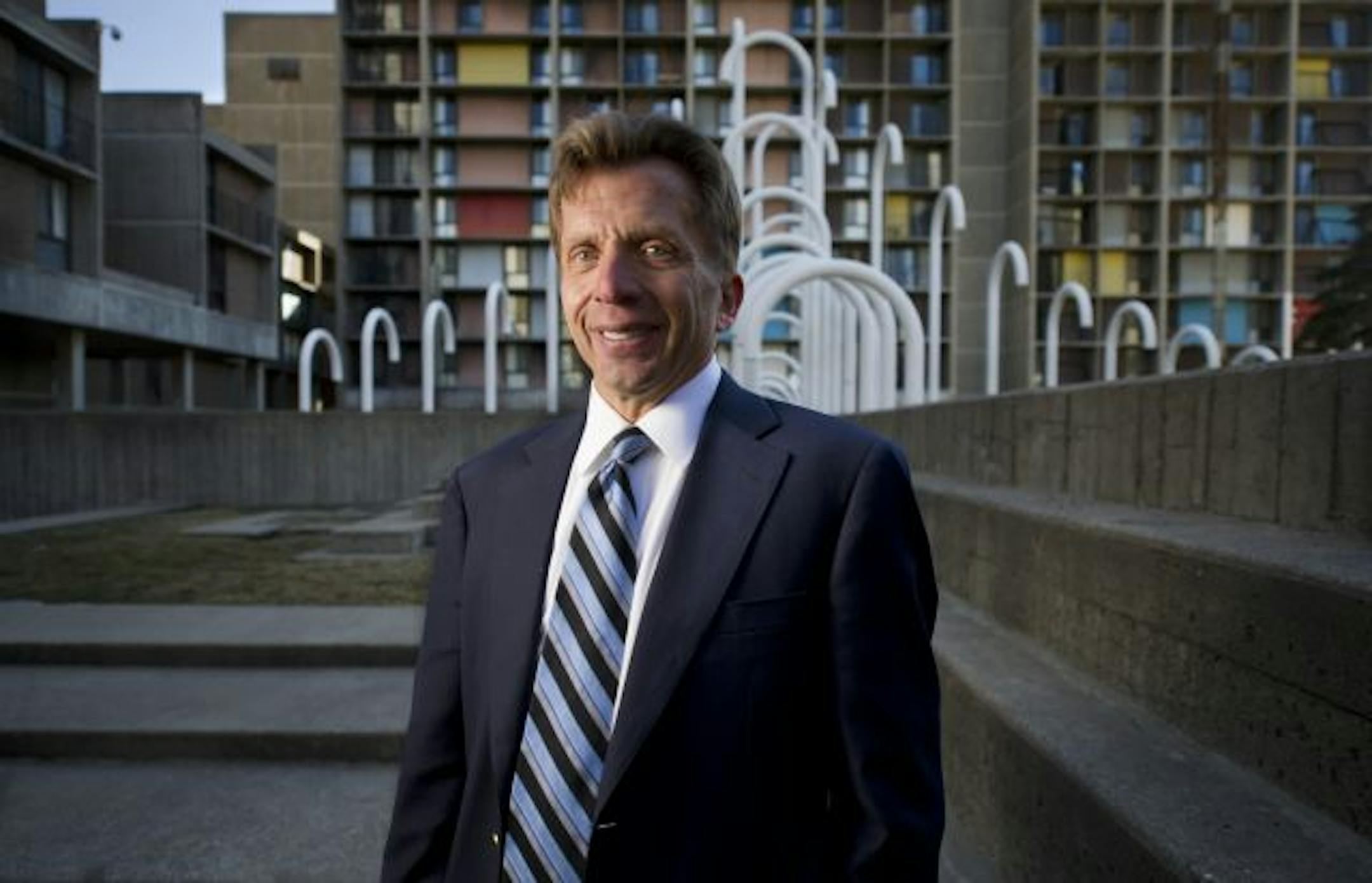 Developer George Sherman this month officially will break ground on the $132 million overhaul of Riverside Plaza in Minneapolis.