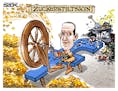 Sack cartoon: Spinning hate into gold