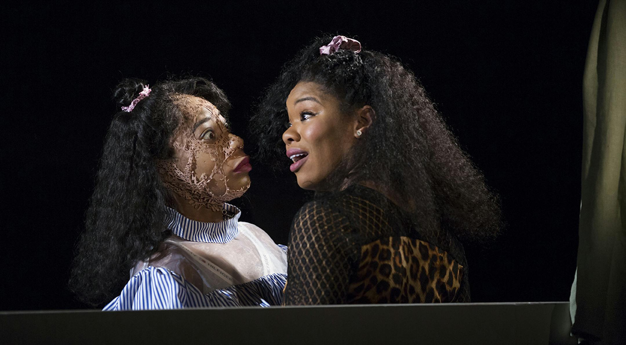 Alfie Fuller and Dame-Jasmine Hughes in "Is God Is."