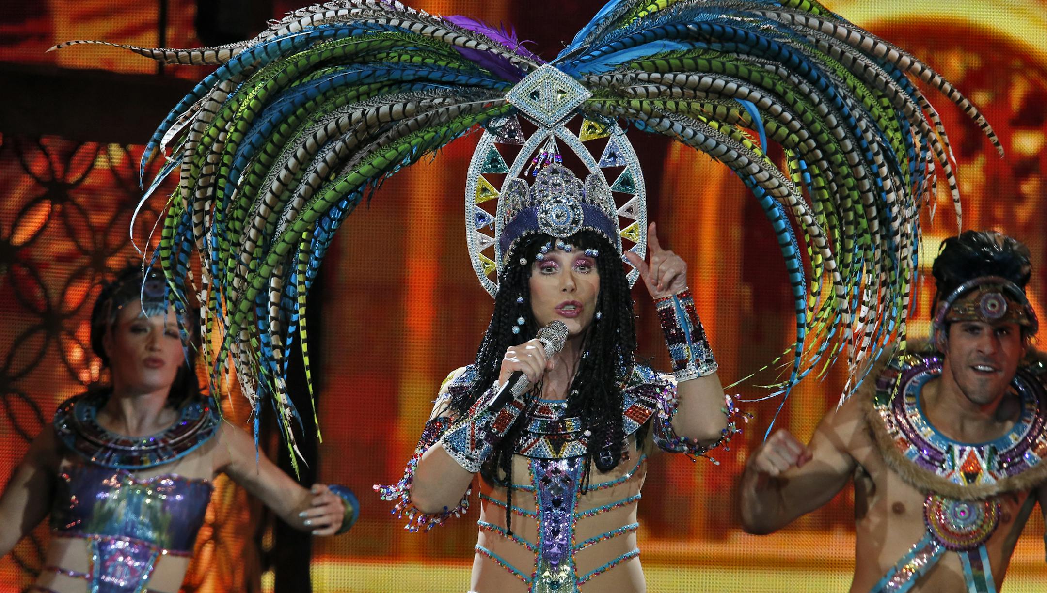 June 11, 2014: Cher had good reason to call this her Dressed to Kill Tour: Costume changes (and hits) kept coming during her Target Center performance in Minneapolis.