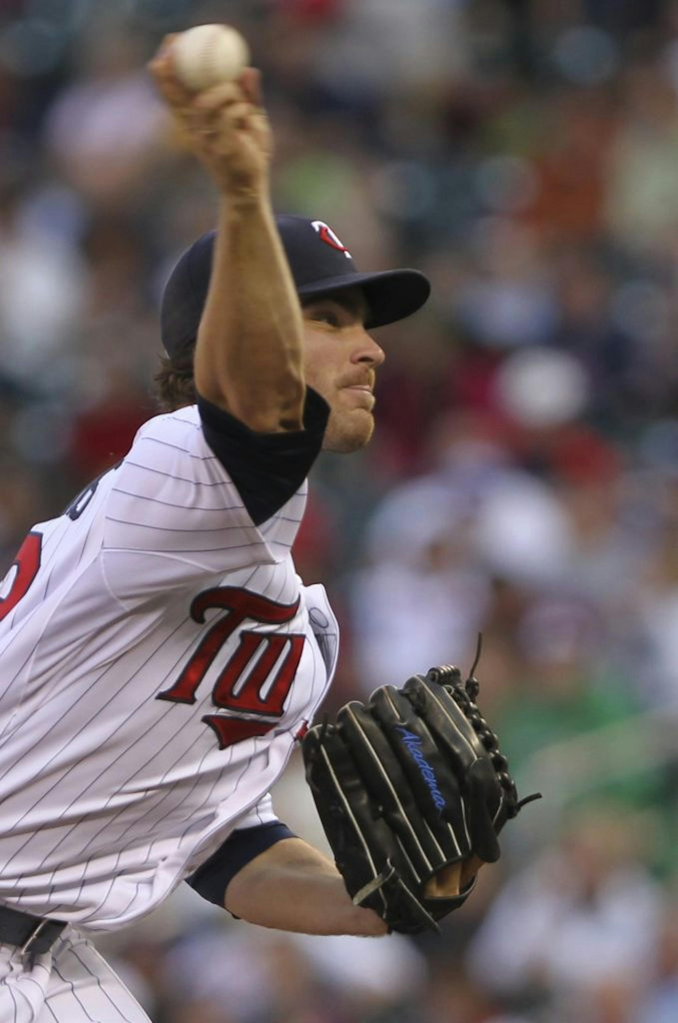 Liam Hendriks, Wednesday night's Twins starter, took his lumps, giving up seven runs and nine hits in four innings against the Red Sox. The Twins went into the game with a team ERA of 5.69.