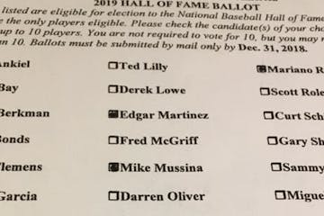 First-time Hall of Fame voter: Happy to be part of the process