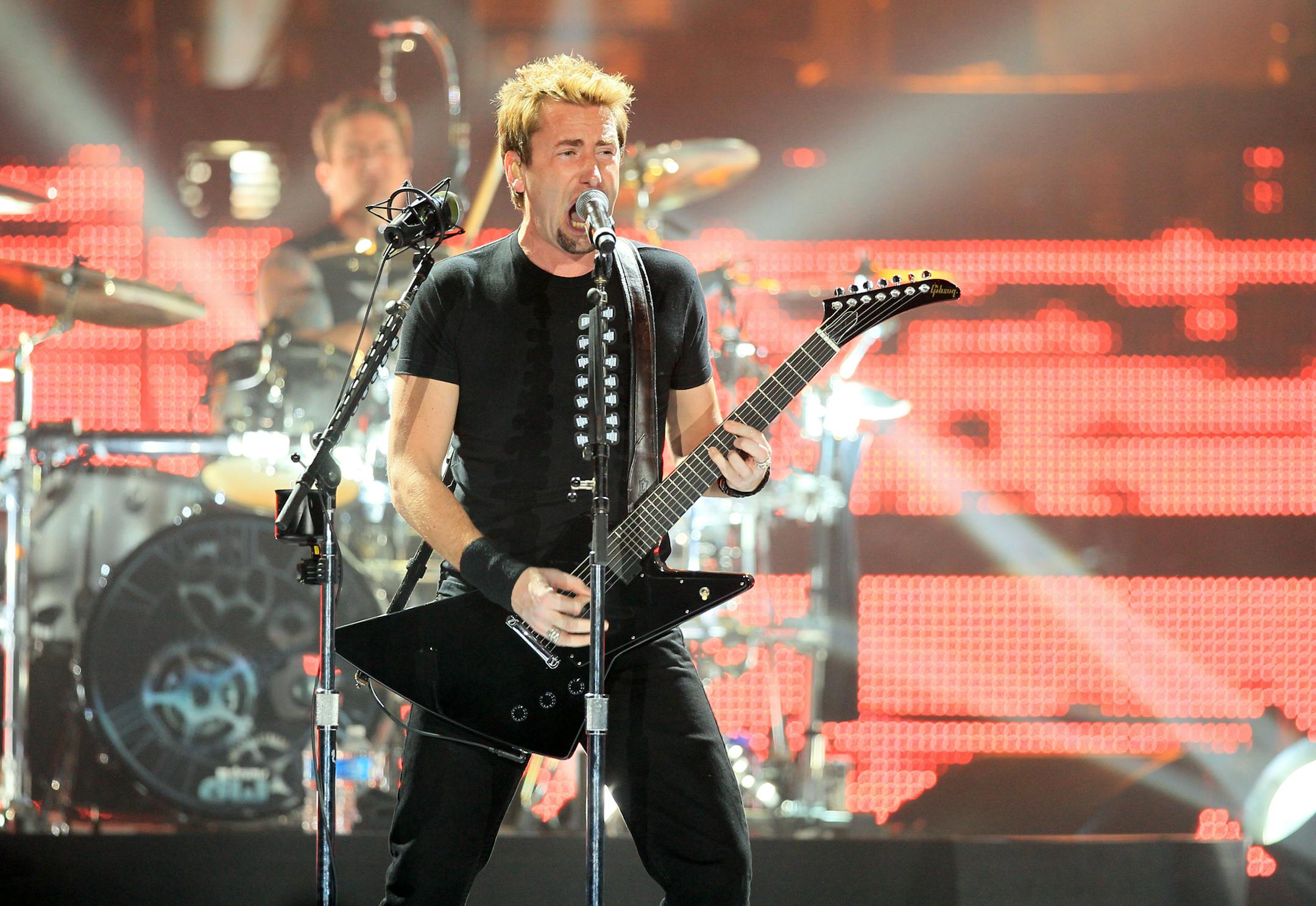 Lead singer Chad Kroeger of Nickelback performed at the Target Center Wednesday, May, 24, 2012 in Minneapolis, Minn. (RENEE JONES SCHNEIDER • reneejones@startribune.com) Chad Kroeger