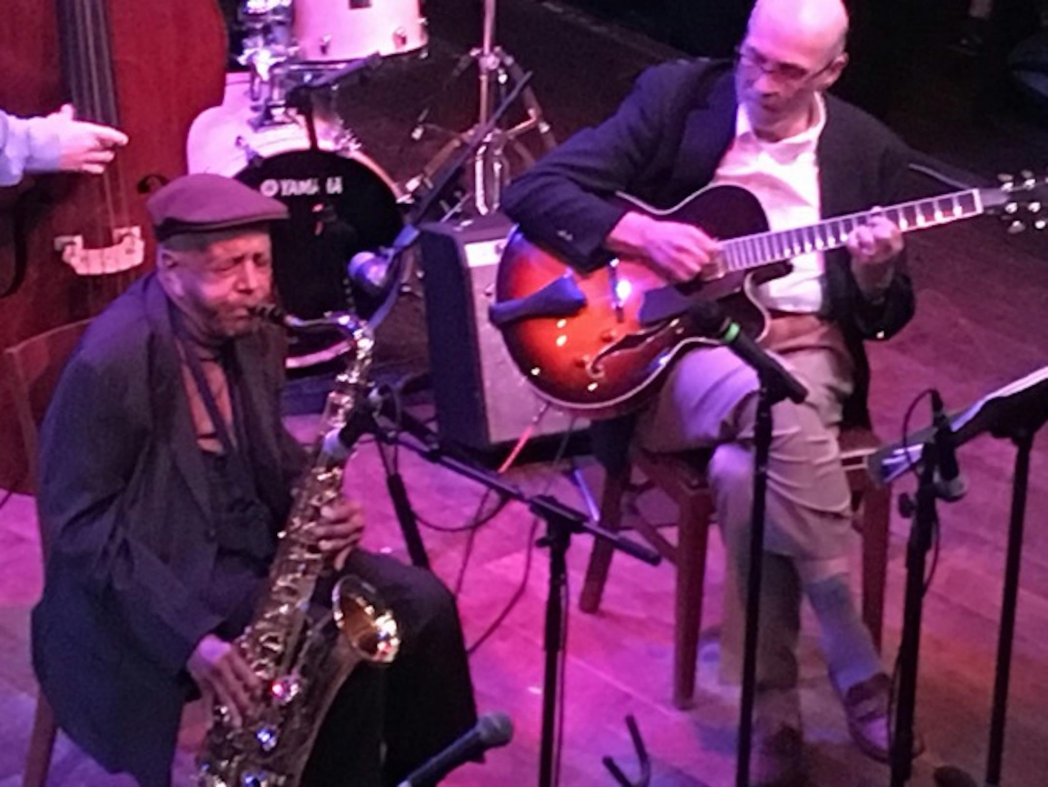 Irv Willians and guitarist Steve Blons at the Dakota