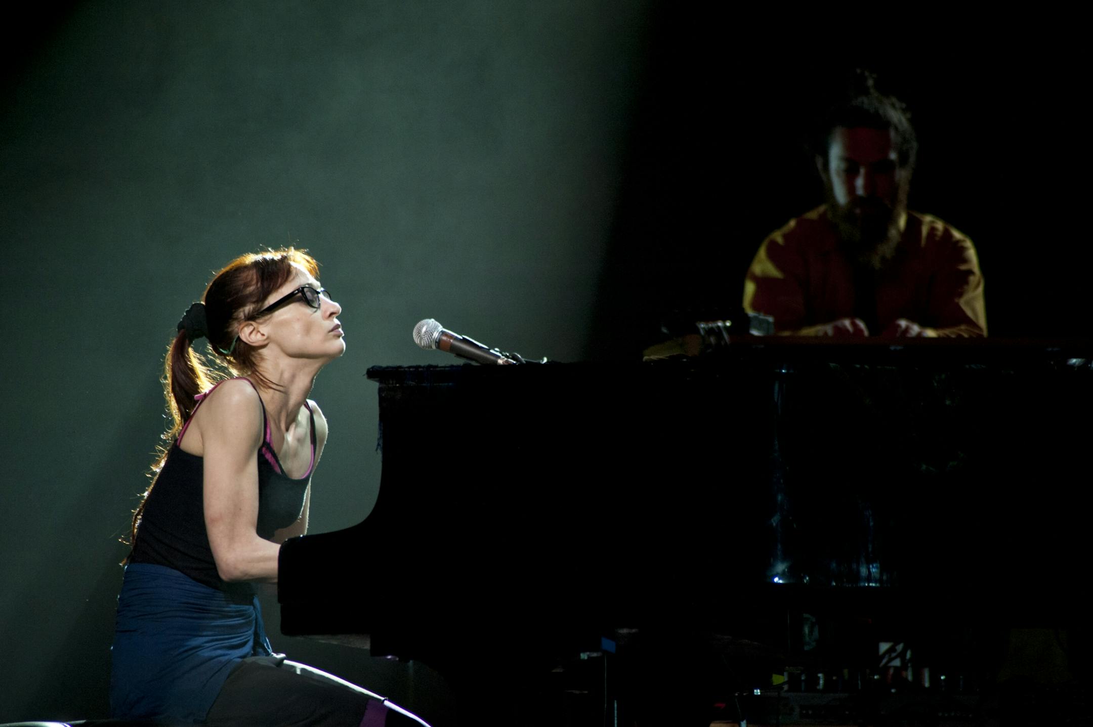 Fiona Apple plays at the Orpheum Theater in Minneapolis.