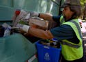 EUREKA09xx: Twin Cities-based nonprofit Eureka Recycling is squeezing out Waste Management in a number of suburbs � first Maplewood, then Roseville,