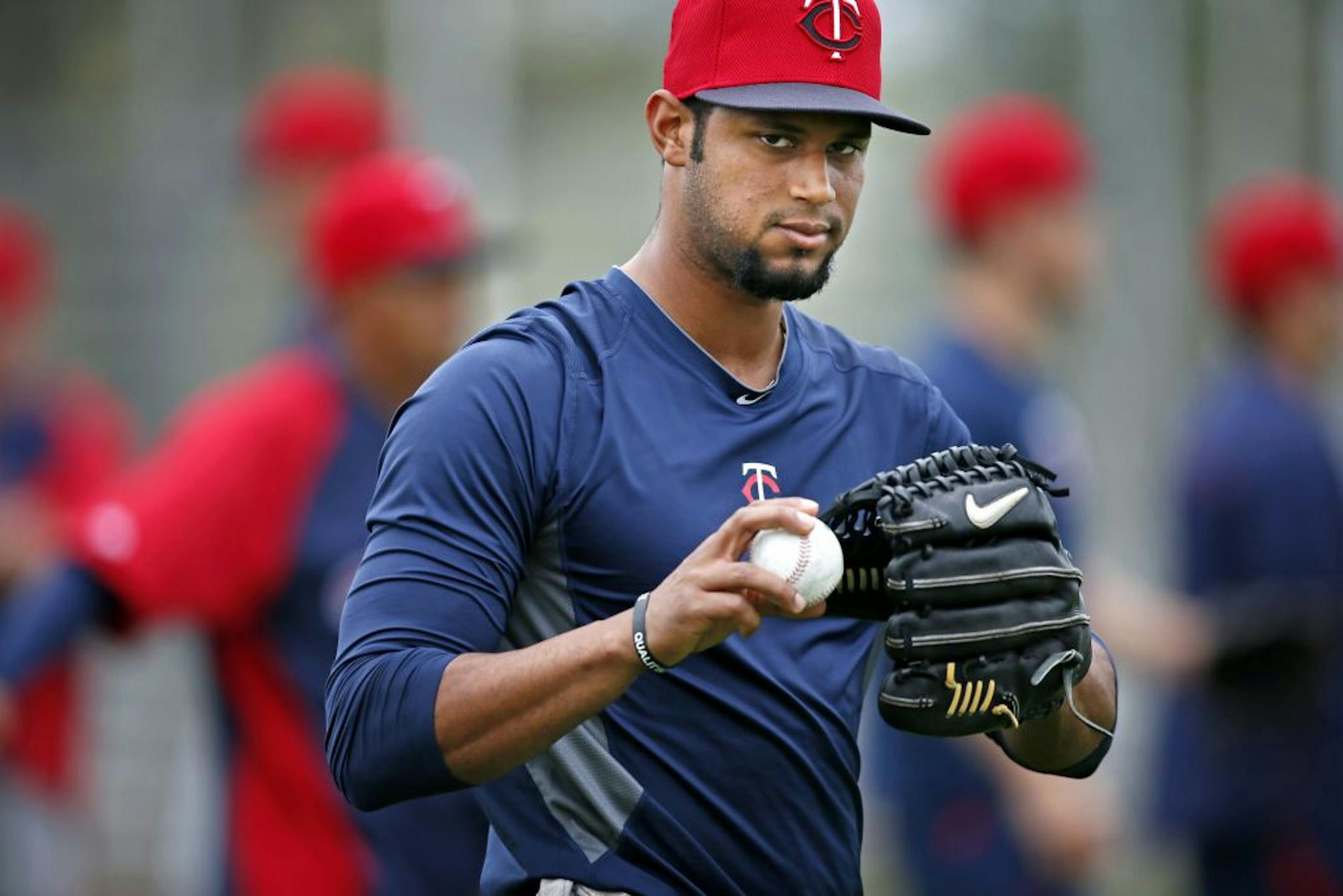 Twins outfielder Aaron Hicks