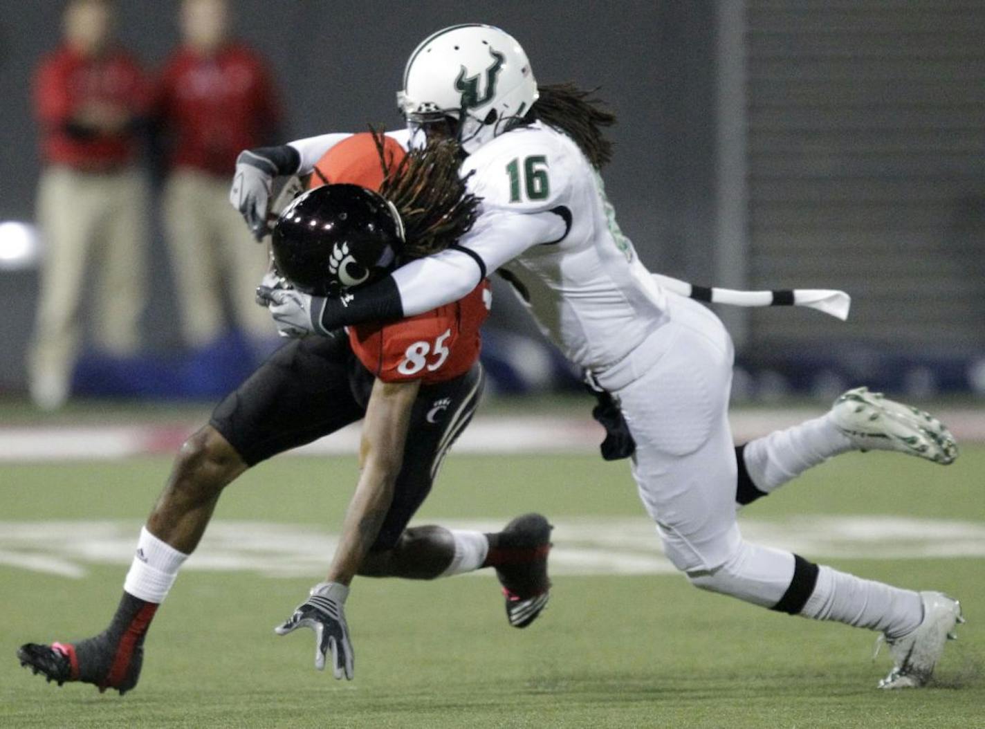 Mistral Raymond (16) at the University of South Florida.