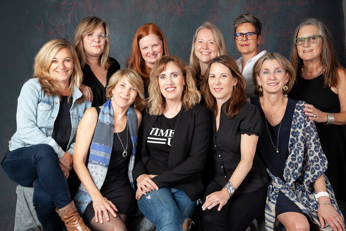 The local Film Fatales chapter is just a year old and was started by Melody Gilbert. Attending the June meeting were (bottom, from left) Melissa Butts, Jennifer Kramer, Gilbert, (top, from left) Larkin McPhee, Kelly Nathe, Keri Pickett, Maribeth Romslo, Norah Shapiro, Dawn Mikkelson.
and Jan Selby.