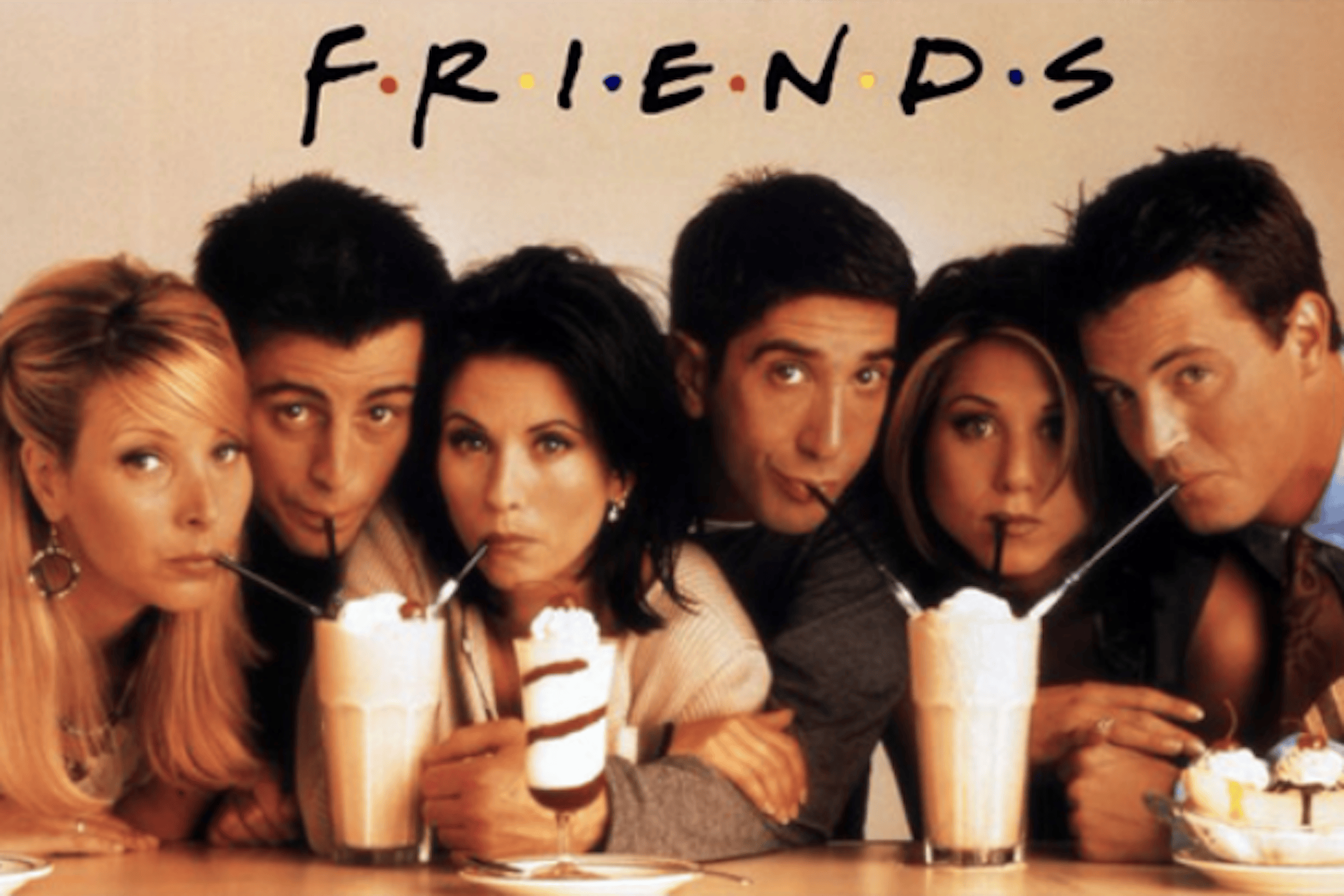 "Friends" starred, from left, Lisa Kudrow, Matt LeBlanc, Courteney Cox, David Schwimmer, Jennifer Aniston and Matthew Perry.