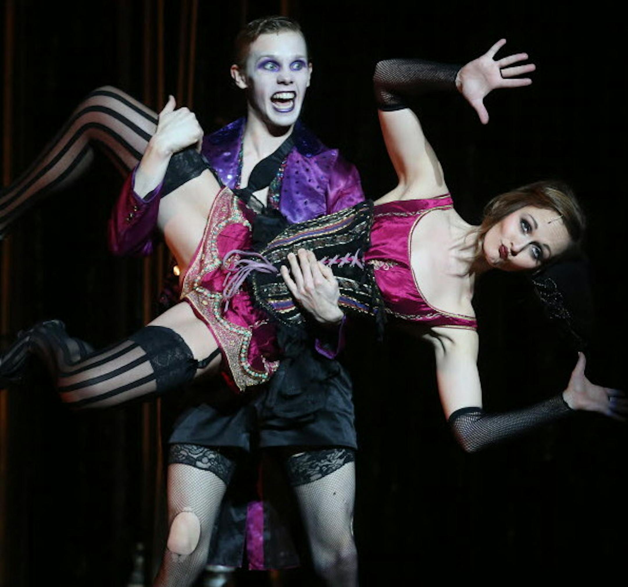 Ivey winner Tyler Michaels (with McKayla Marso) in "Cabaret."