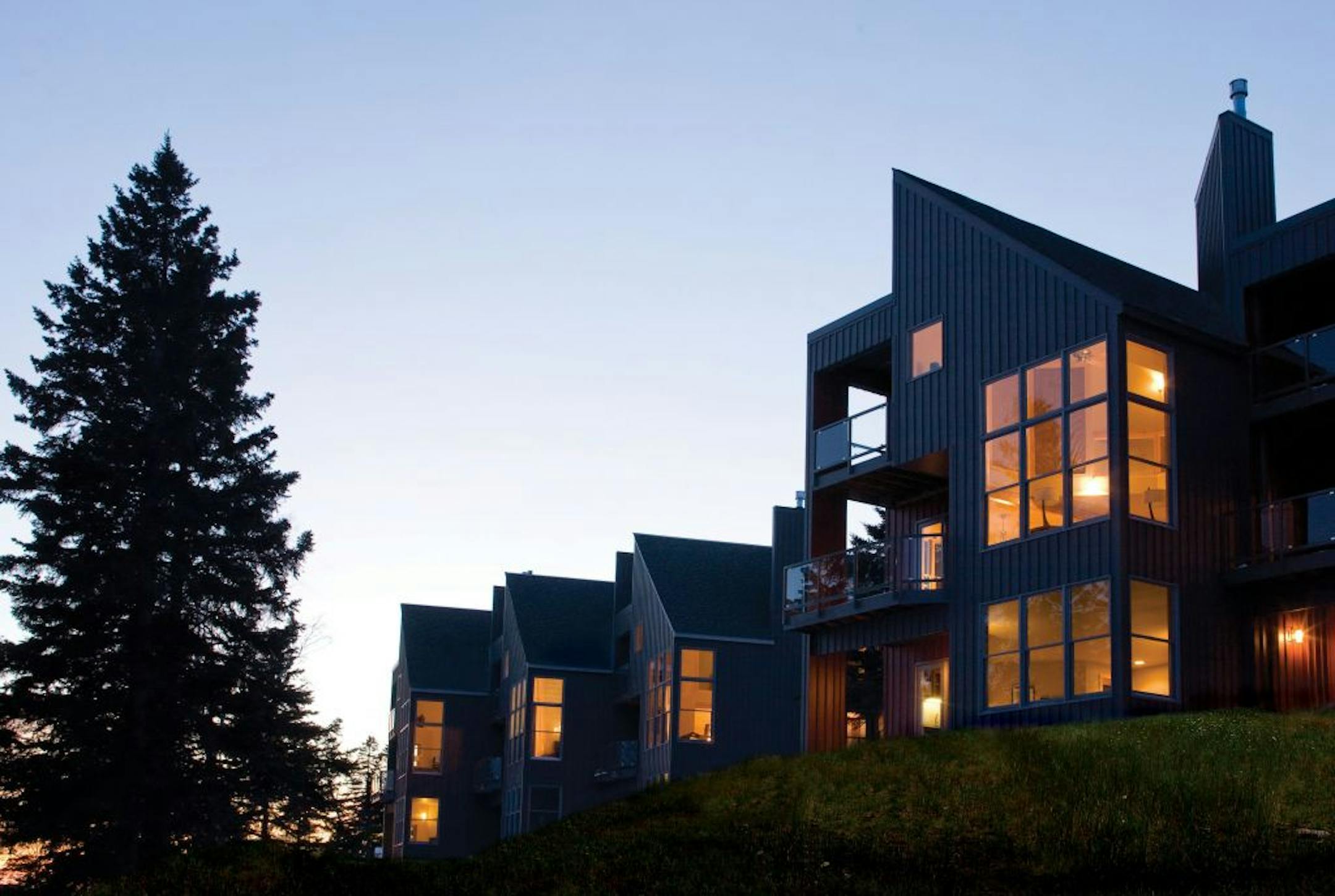 Surfside is outfitted with floor-to-ceiling windows for excellent views of Lake Superior.