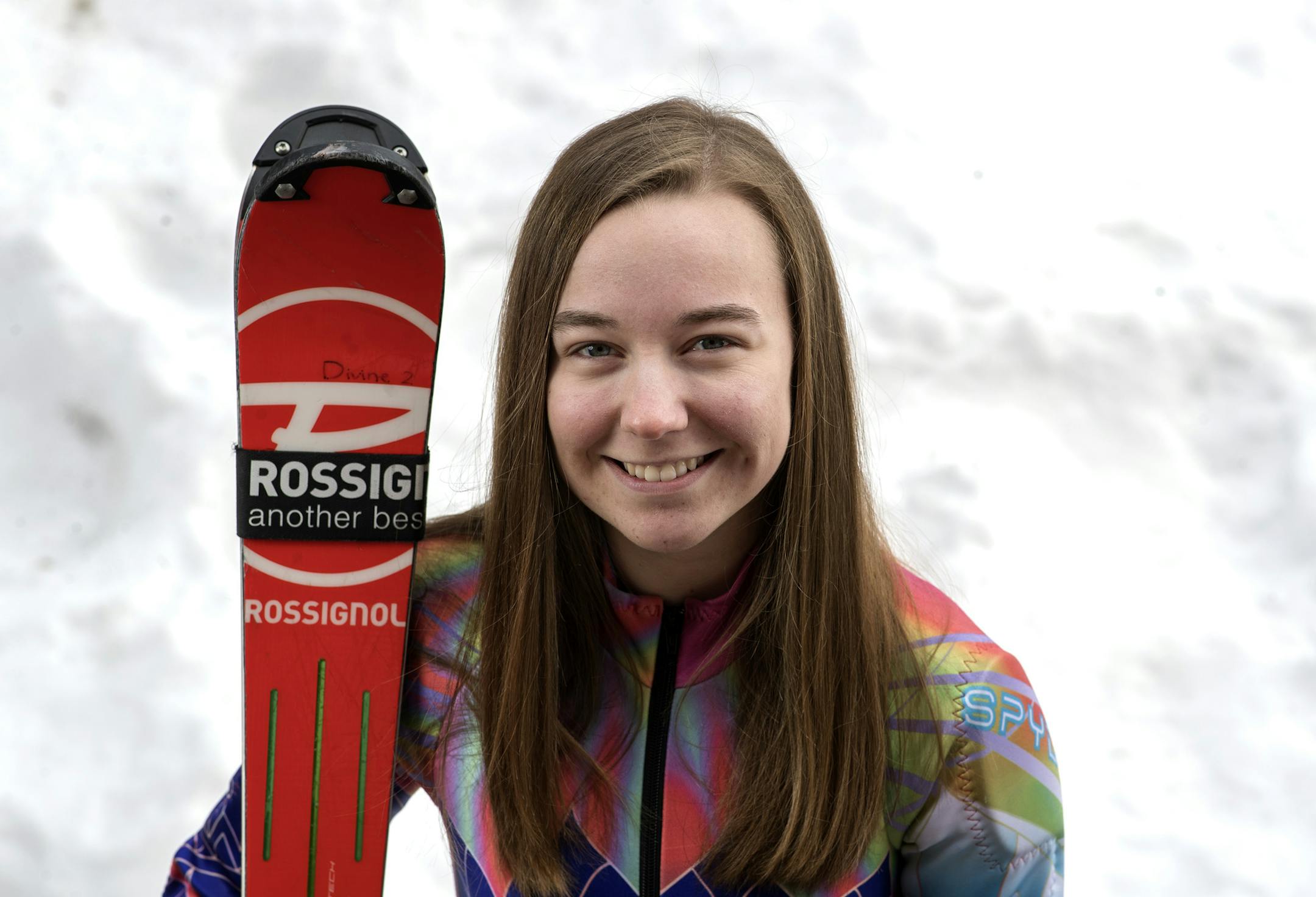 Portrait of Becca Divine of Eden Prairie at Apple Valley High school Sunday March 18, 2018 in Apple Valley, MN.] JERRY HOLT ï jerry.holt@startribune.com