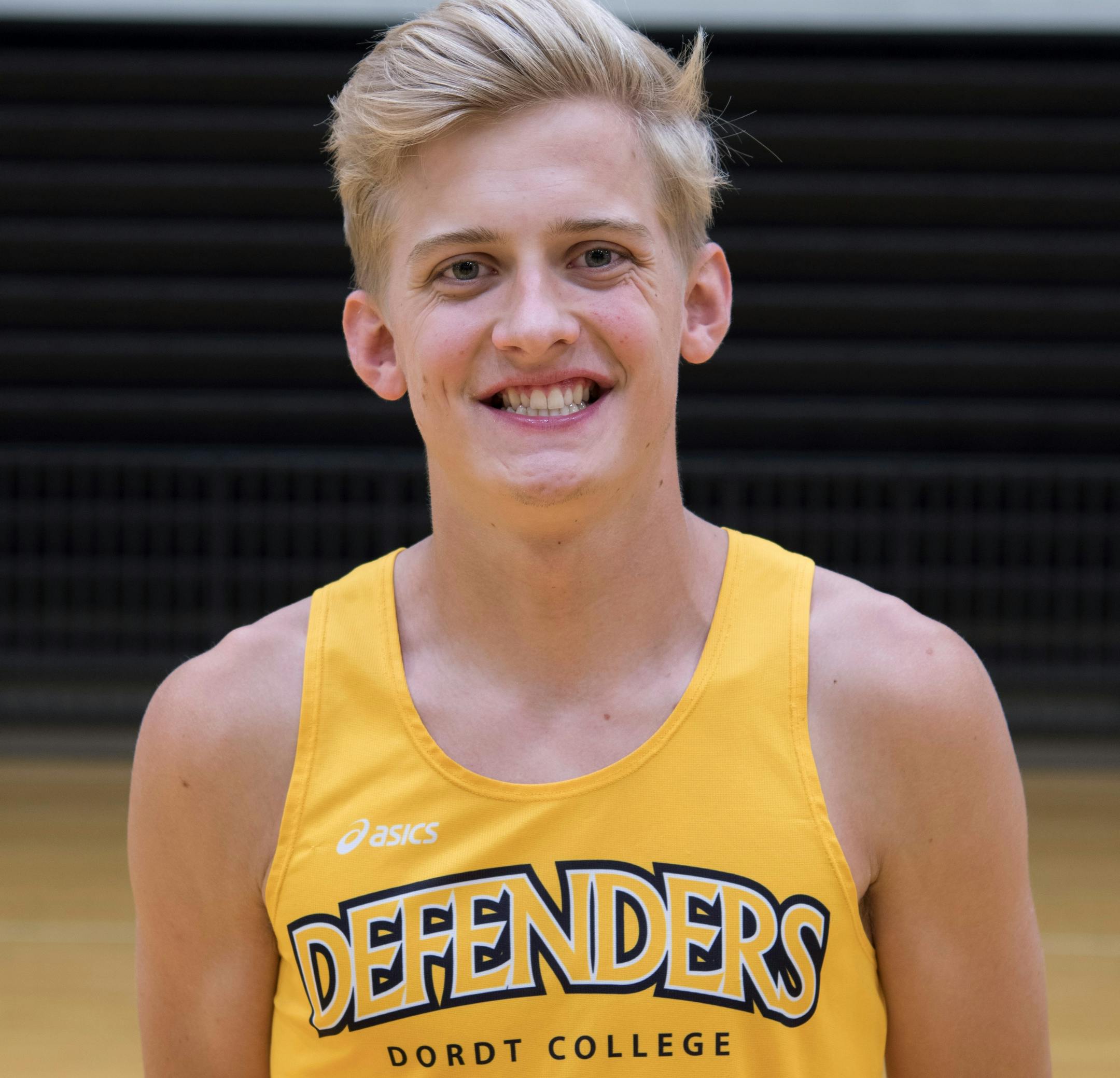 David Temte was killed along with his twin brother in a car crash in Montana. He was a member of the track team at Dordt University in Sioux Center, Iowa.
