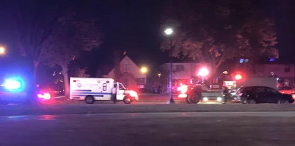 Emergency personnel were on the scene where a trick-or-treater was hit and killed in Minneapolis.