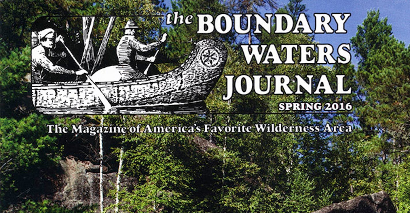 Cover of The Boundary Waters Journal, for Outdoors Weekend.