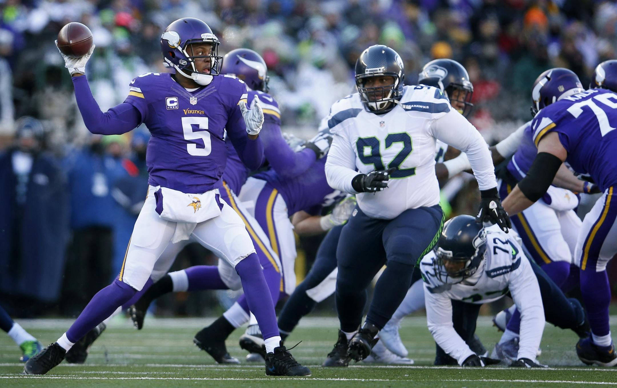 Going into next season, the Vikings need to allow quarterback Teddy Bridgewater to take more chances downfield.